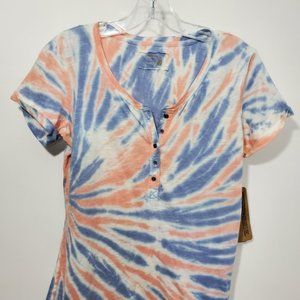 Ruff Hewn Tie Dyed Top Size Small